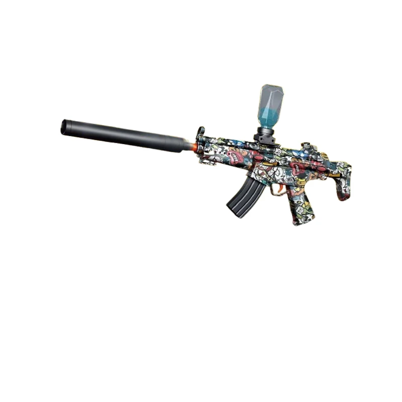 MP5 Extendable Gel Blaster Toy with Adjustable Stock