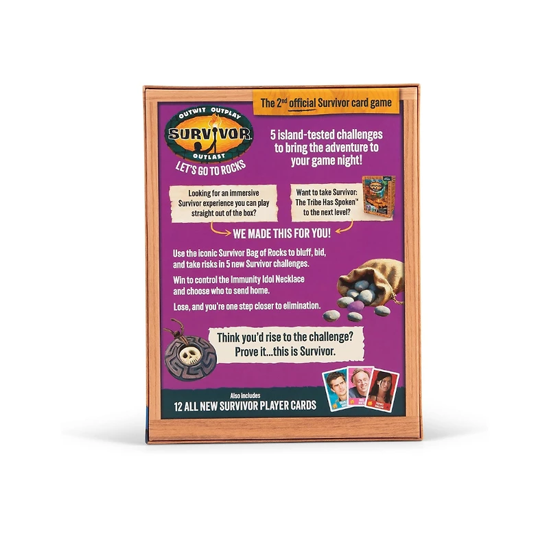 Survivor: Let’s Go to Rocks Game – Strategy and Challenge Party Game