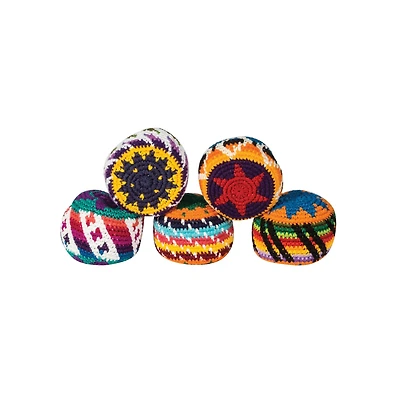Hacky Sack Guatemalan Handcrafted Footbag Set Assorted (Random Pick)