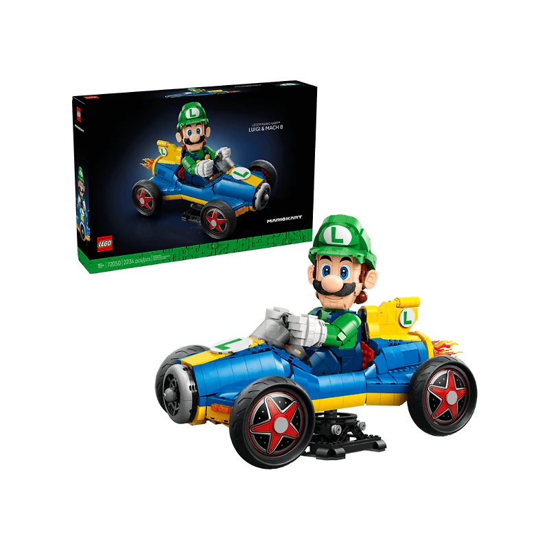 LEGO Super Mario Mario Kart – Luigi & Mach 8 – 2234
Pieces