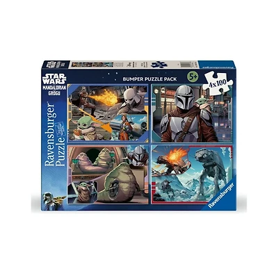 Ravensburger Star Wars The Mandalorian & Grogu puzzle – 4x100pcs
