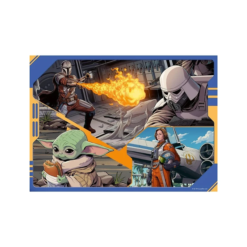 Ravensburger Star Wars The Mandalorian & Grogu puzzle – 4x100pcs