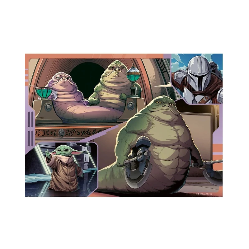 Ravensburger Star Wars The Mandalorian & Grogu puzzle – 4x100pcs