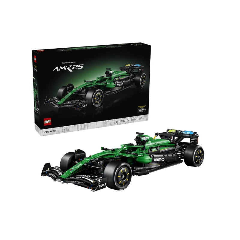 LEGO Technic Aston Martin Aramco AMR25 F1 Car – 1547 Pieces