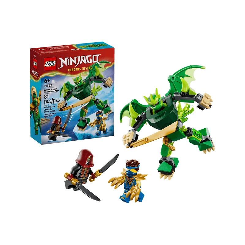 LEGO NINJAGO Lloyd’s Dragon Mech Battle Pack 81 Pieces
