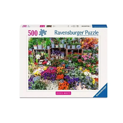 Ravensburger Flower Market, France – 500 pieces