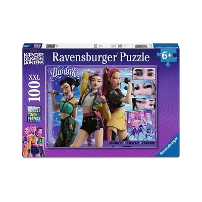 Ravensburger KPop Demon Hunters Happy fans, happy Honmoon – 100 XXL pieces