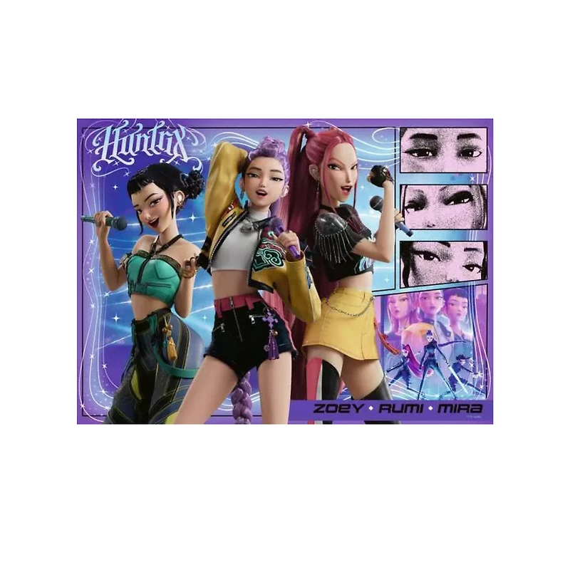 Ravensburger KPop Demon Hunters Happy fans, happy Honmoon – 100 XXL pieces
