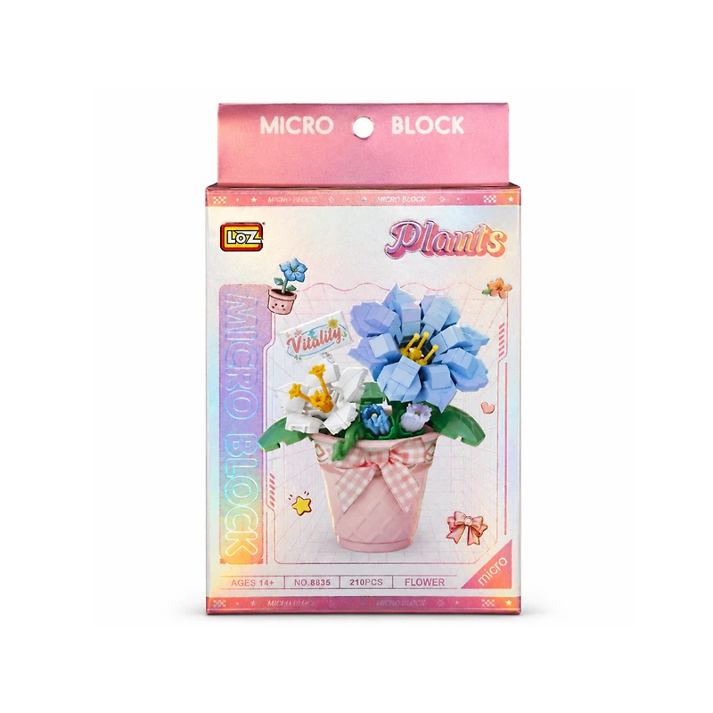 Gentian Flower Blue 210-Piece 3D Crystal Puzzle
