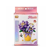 Delphinium Flower 180-Piece 3D Crystal Puzzle