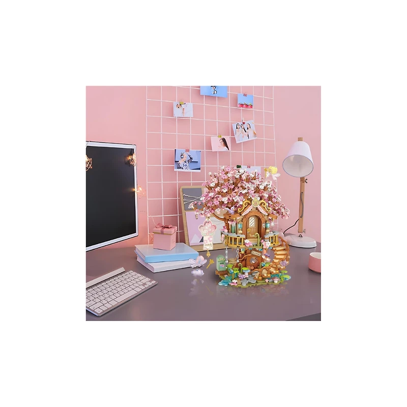 Sakura Tree House 1149-Piece 3D Crystal Puzzle