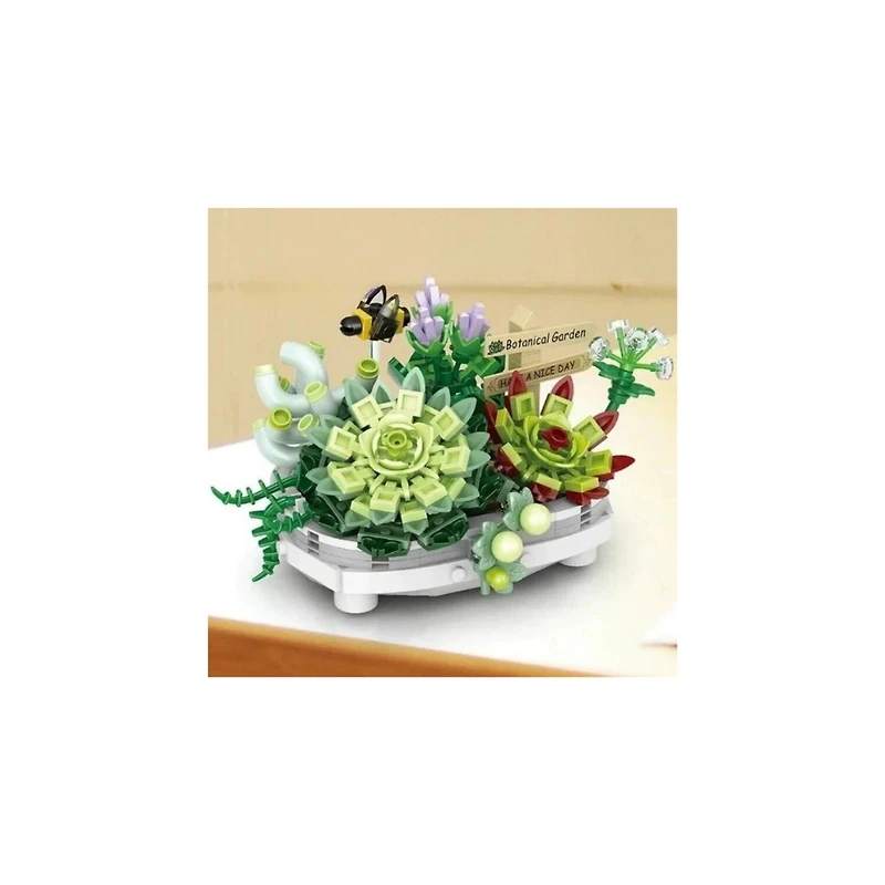 Potted Succulent Plant Building Set – 389 Pieces