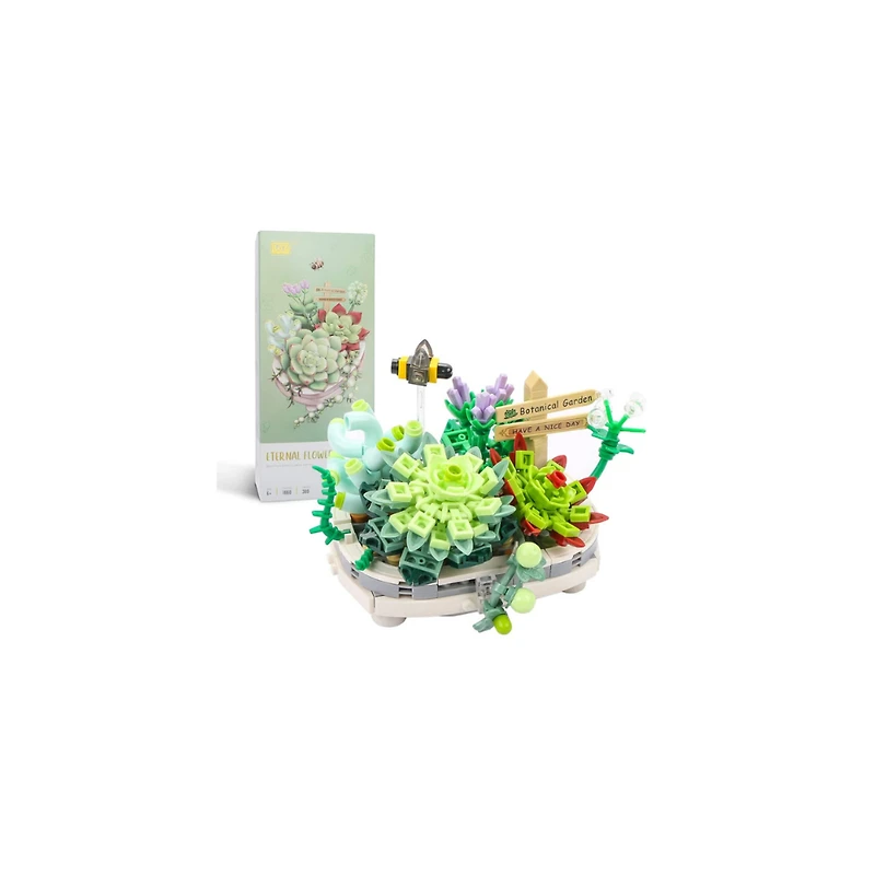 Potted Succulent Plant Building Set – 389 Pieces
