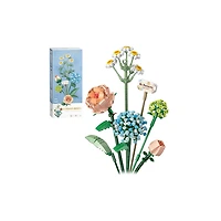 Eternal Blue Flower Building Set – 680 Pieces
