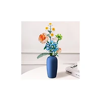 Eternal Blue Flower Building Set – 680 Pieces