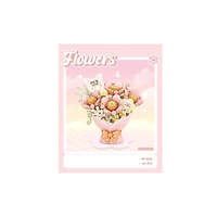 Pink Flowers Building Set – 261 Pieces