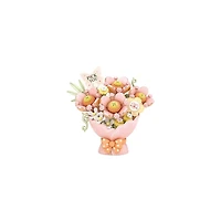 Pink Flowers Building Set – 261 Pieces