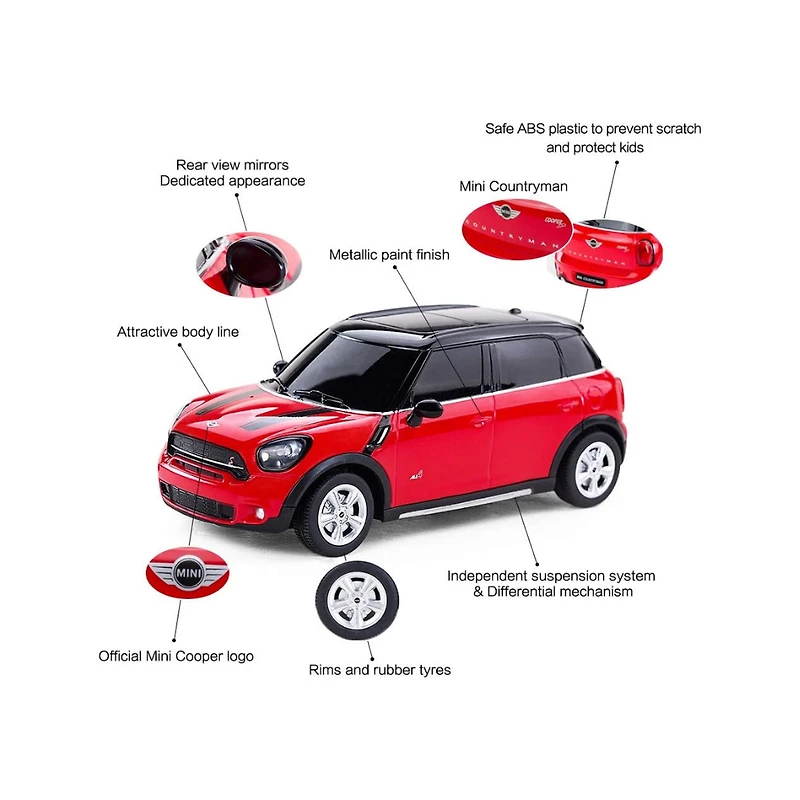 Rastar MINI Countryman RC Car 1:24 Scale