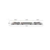 High-Speed Train with Light and Sound – Building Set