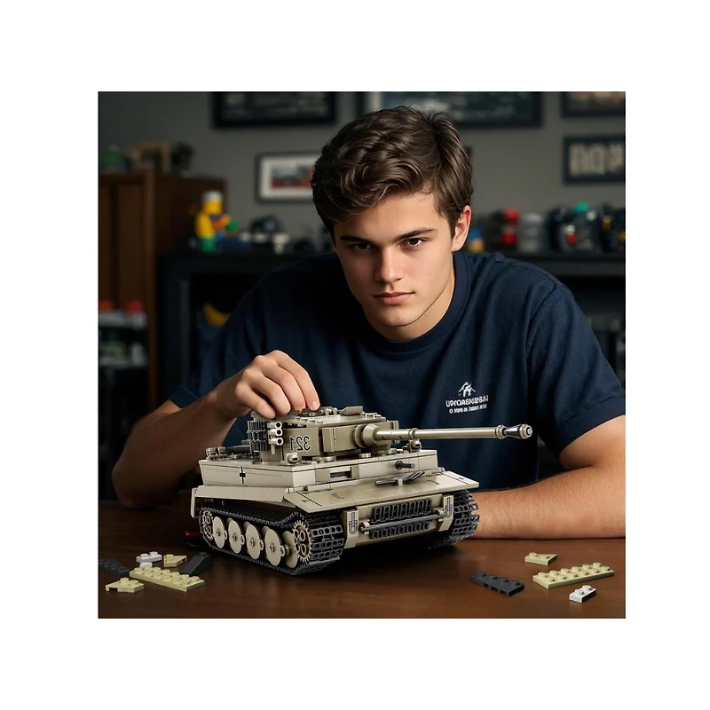 Tiger Tank Building Set – 1,138 Pieces