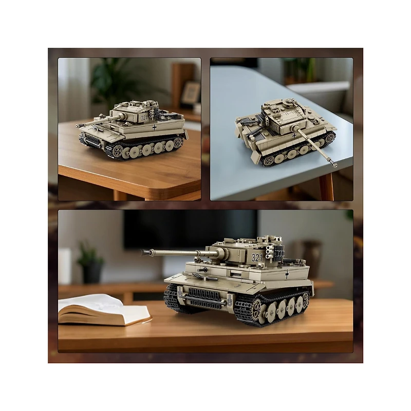 Tiger Tank Building Set – 1,138 Pieces