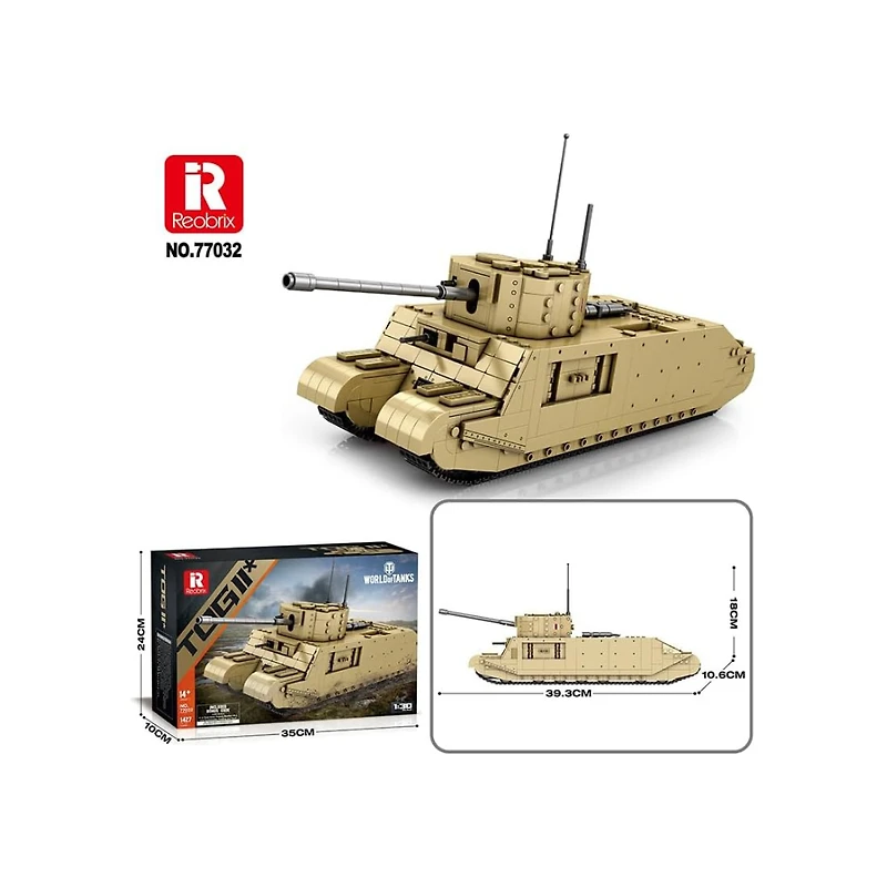 TOG II Tank Building Set – 1,427 Pieces