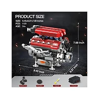Racing Engine Building Set – 1,101 Pieces