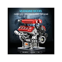 Racing Engine Building Set – 1,101 Pieces