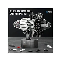 Aircraft Engine with Motor Building Set – 1,351 Pieces