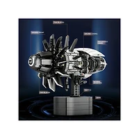 Aircraft Engine with Motor Building Set – 1,351 Pieces