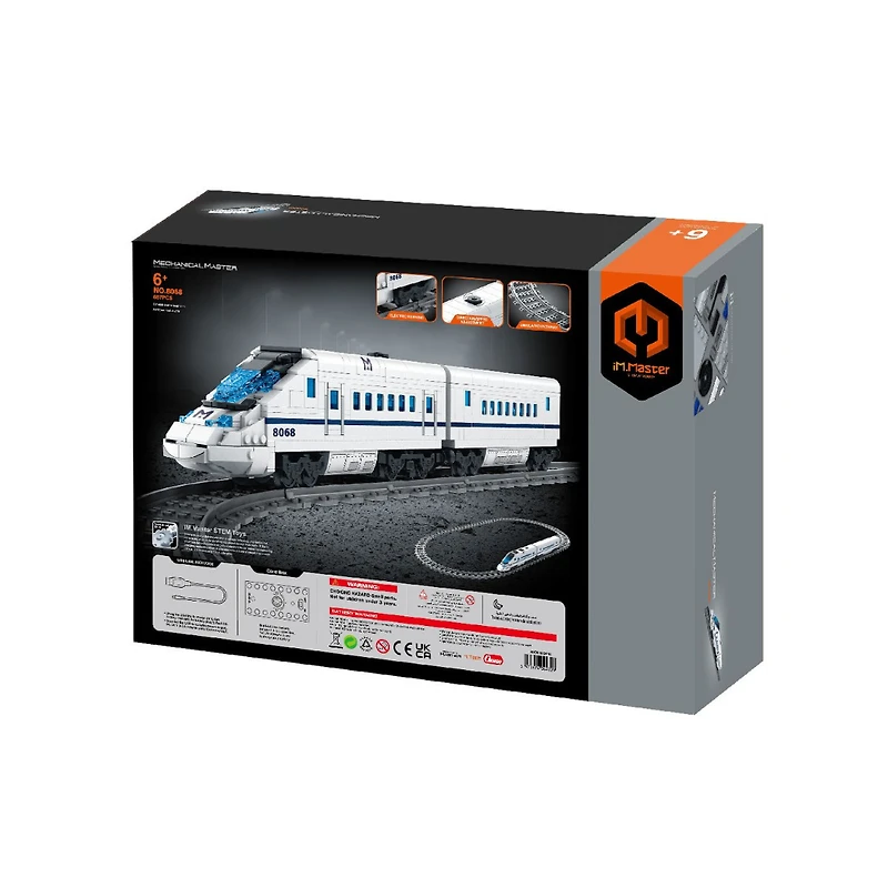 Electric Locomotive Building Block Set – Pieces