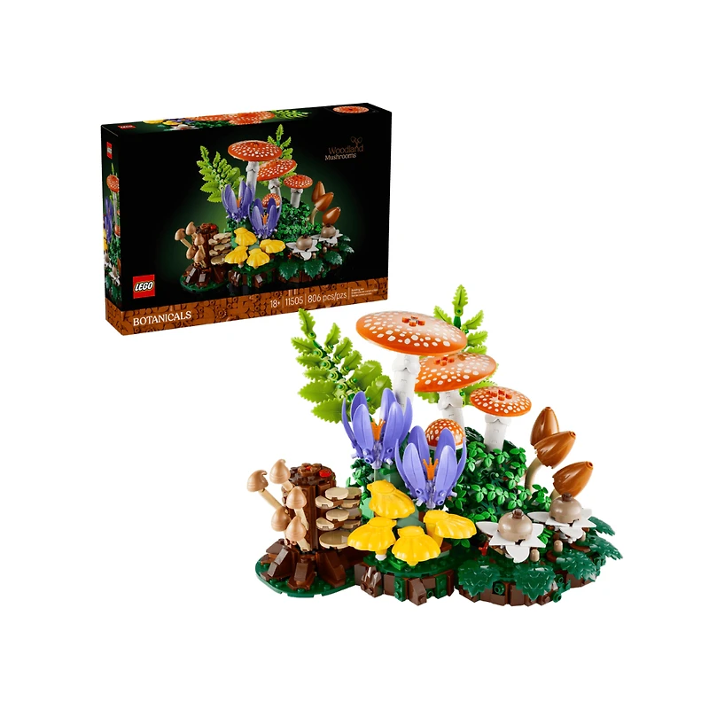 LEGO Botanicals Woodland Mushrooms 806 Pieces