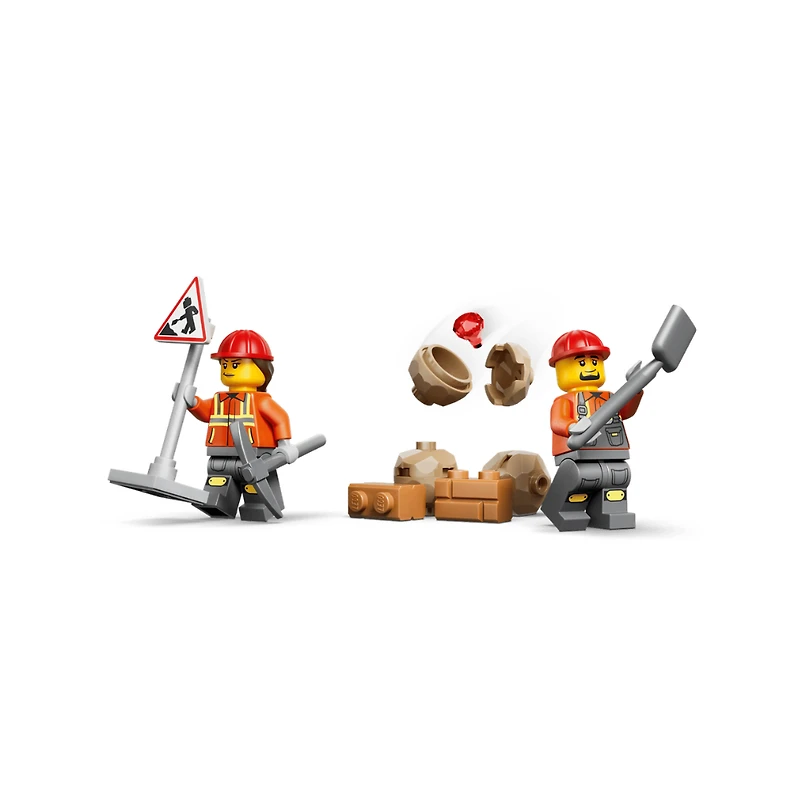 LEGO City Yellow Backhoe Loader 301 Pieces