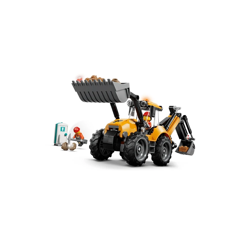 LEGO City Yellow Backhoe Loader 301 Pieces