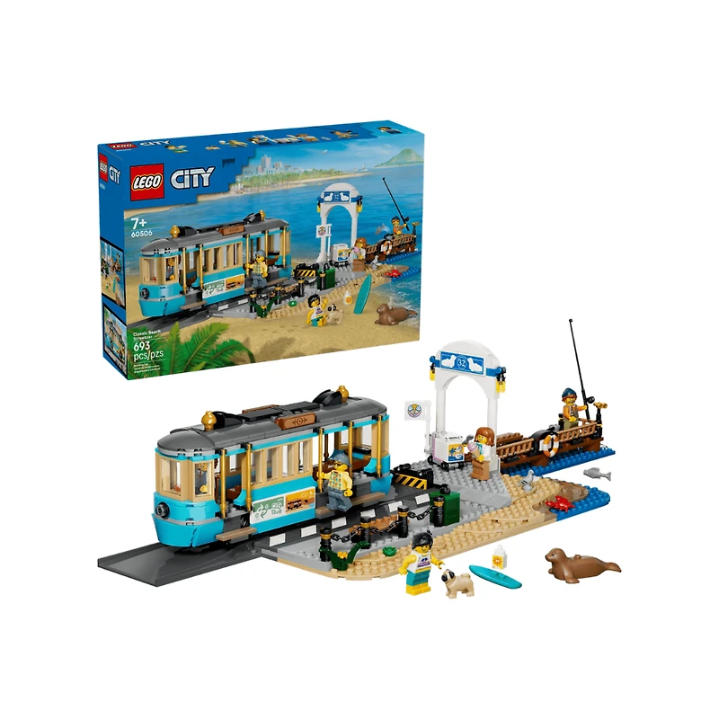 LEGO City Classic Beach Streetcar 693 Pieces