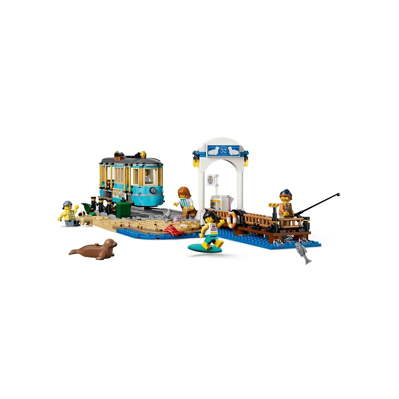 LEGO City Classic Beach Streetcar 693 Pieces