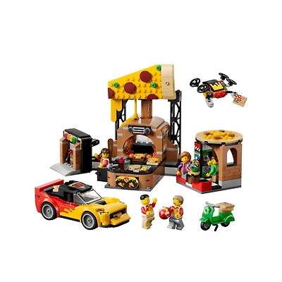 LEGO City Pizza Delivery Experience with Vehicles 494 Pieces