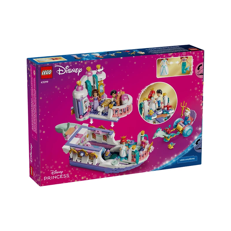 LEGO Disney Ariel’s Royal Wedding Boat  519 Pieces