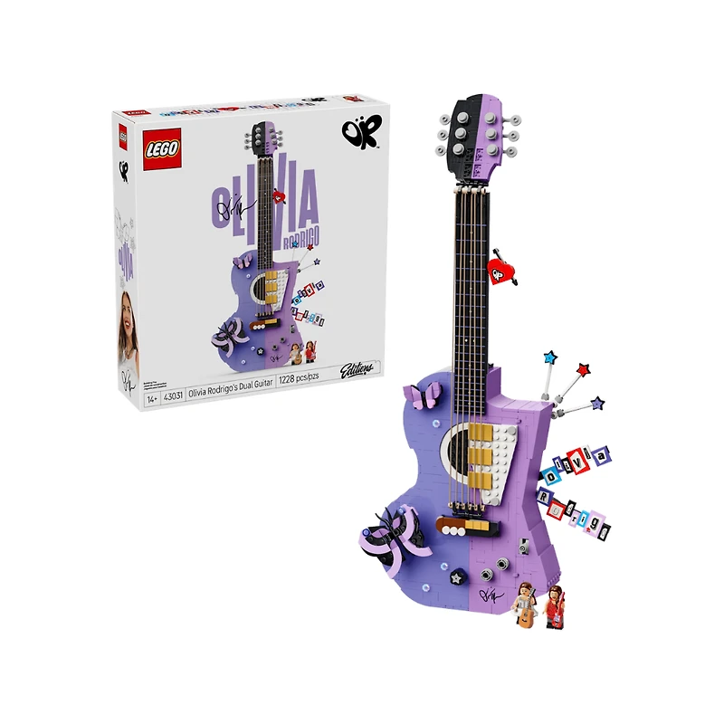 LEGO  Editions Olivia Rodrigo’s Dual Guitar 1228 Pieces