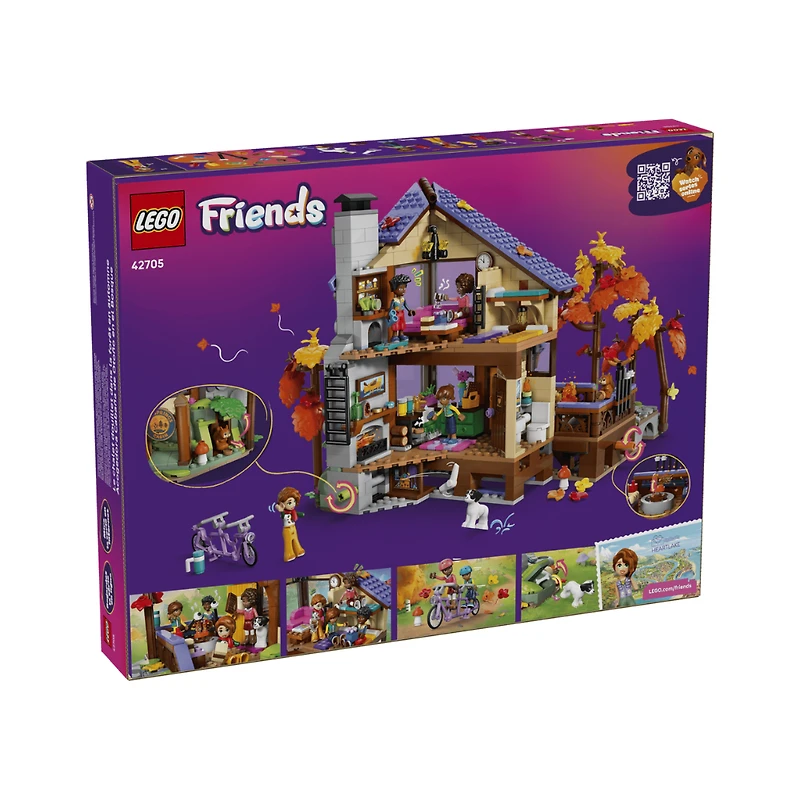 LEGO Friends Cozy Fall Forest Cabin 1229 Pieces