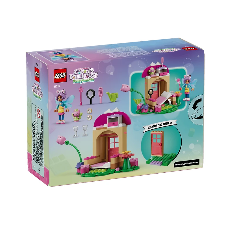LEGO Gabby’s Dollhouse Kitty Fairy’s Garden House 103 Pieces