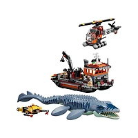 LEGO Jurassic World Mosasaurus Dinosaur Boat Attack 703 Pieces