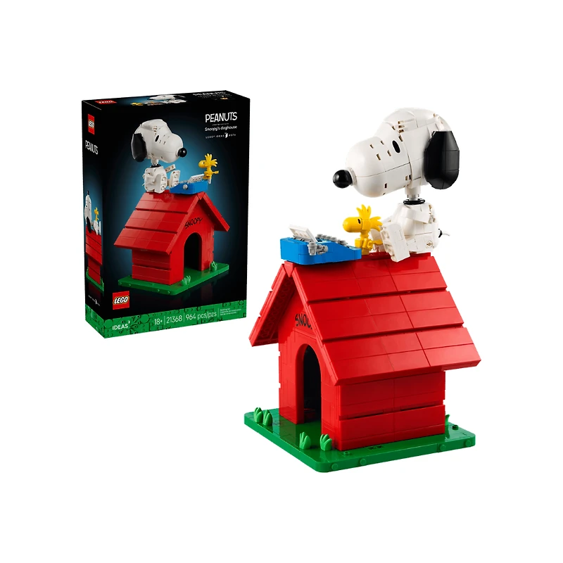 LEGO Ideas Peanuts: Snoopy’s Doghouse 964 Pieces