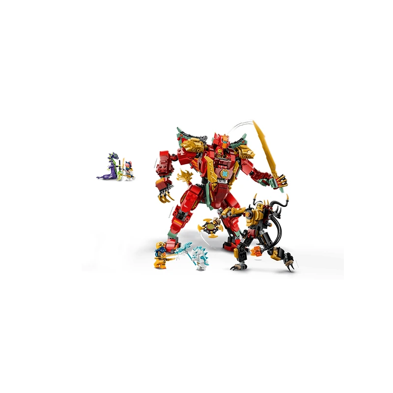 LEGO NINJAGO Wyldfyre’s Transforming Dragon Mech – 821 Pieces