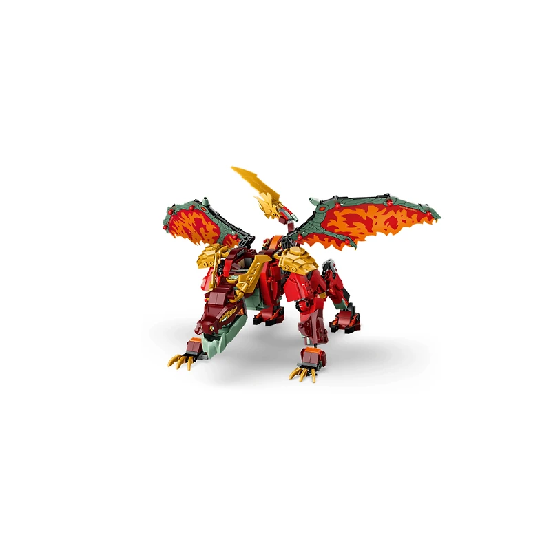 LEGO NINJAGO Wyldfyre’s Transforming Dragon Mech – 821 Pieces