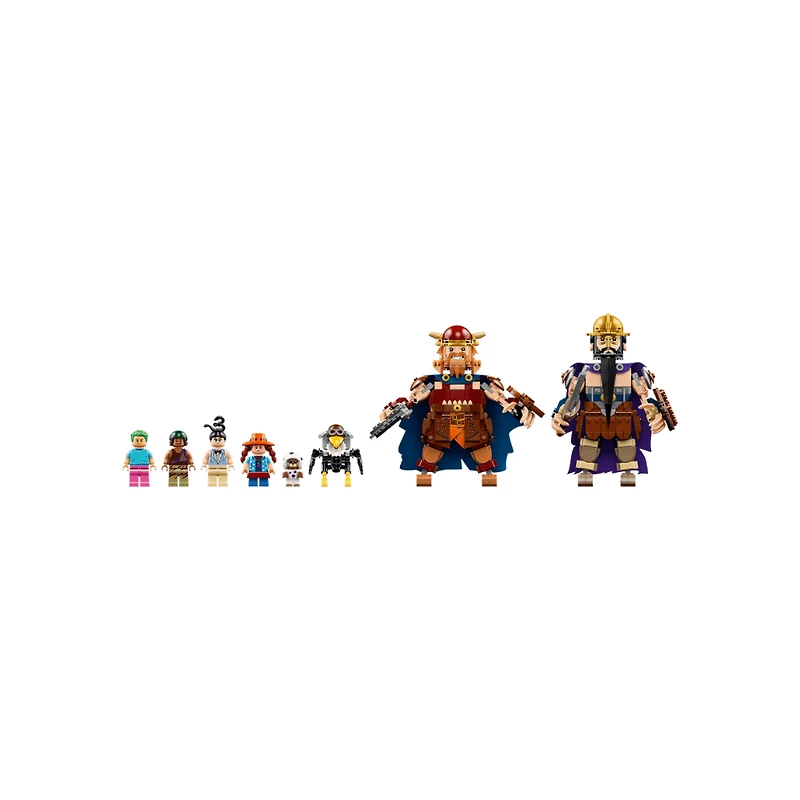 LEGO One Piece Dorry vs. Brogy – Giants of Little Garden – 733 Pieces