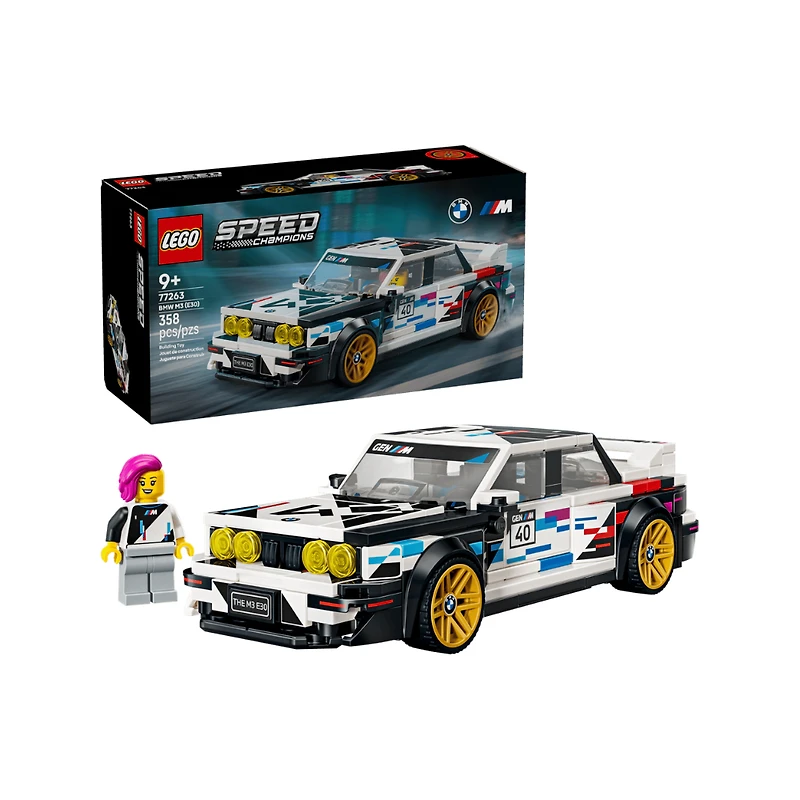 LEGO Speed Champions BMW M3 (E30) – 358 Pieces