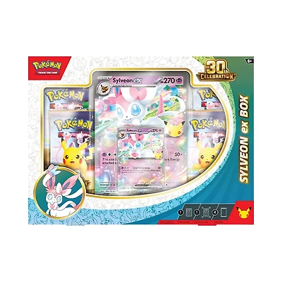 Pokemon 30th Celebration Sylveon Ex/ Greninja Ex Box (Random Pick)