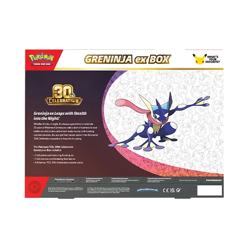 Pokemon 30th Celebration Sylveon Ex/ Greninja Ex Box (Random Pick)