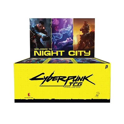 Cyberpunk TCG: Beta Booster Display
